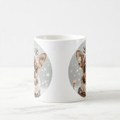 Mug Chien de Noël Chihuahua Reindeer (Centre)