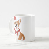 Mug Chien de Noël Corgi (Devant gauche)