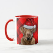 Mug Chien de Noël de la baie de Chesapeake (Gauche)