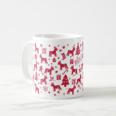 Mug Chien de Noël français (Devant gauche)