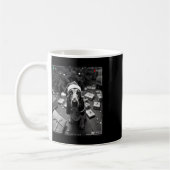Mug Chien de Noël parié pris sur caméra (Gauche)