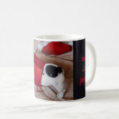 Mug Chien de Noël soit duveteux (Devant droit)