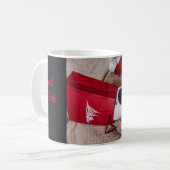 Mug Chien de Noël soit duveteux (Devant gauche)