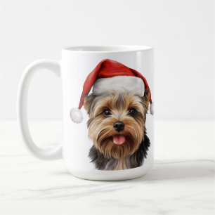 MUG CHIEN DE NOËL YORKSHIRE TERRIER MIGNON