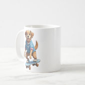 Mug Chien de patinage (Devant gauche)