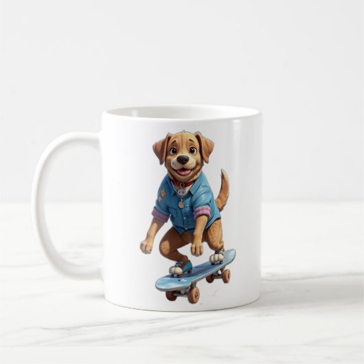 Mug Chien de patinage (Gauche)