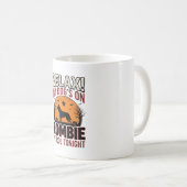 Mug Chien de patrouille zombie Halloween Gravure vinta (Devant droit)