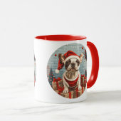 Mug Chien de Père Noël (Devant droit)