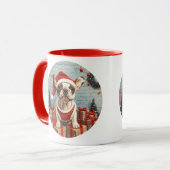 Mug Chien de Père Noël (Devant gauche)