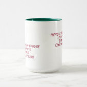 Mug Chien de père Noël Doodle (Centre)