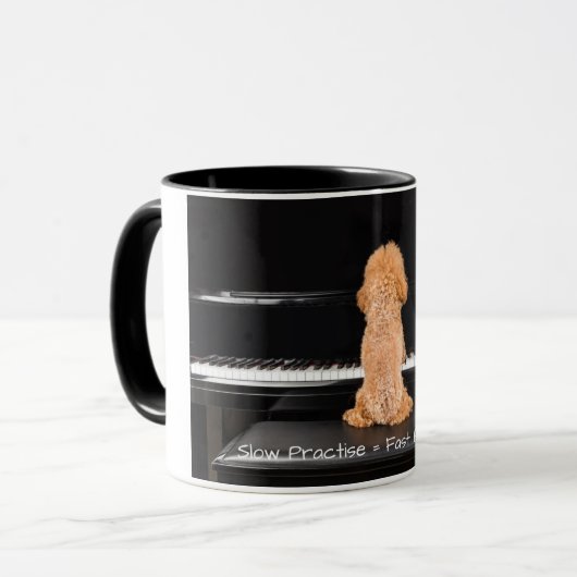 Mug Chien de piano (Devant gauche)