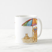Mug Chien de plage Golden Retriever (Devant droit)
