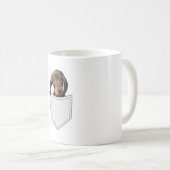 Mug Chien de poche Dachshund (Devant droit)