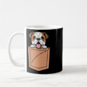 Mug Chien de poche de Bulldog anglais (Gauche)