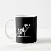 Mug Chien de Pointeur Rudoyé Trou de Chien Pointer All (Gauche)