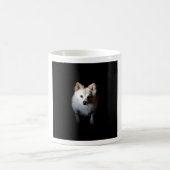 Mug Chien de Poméranie en noir (Centre)