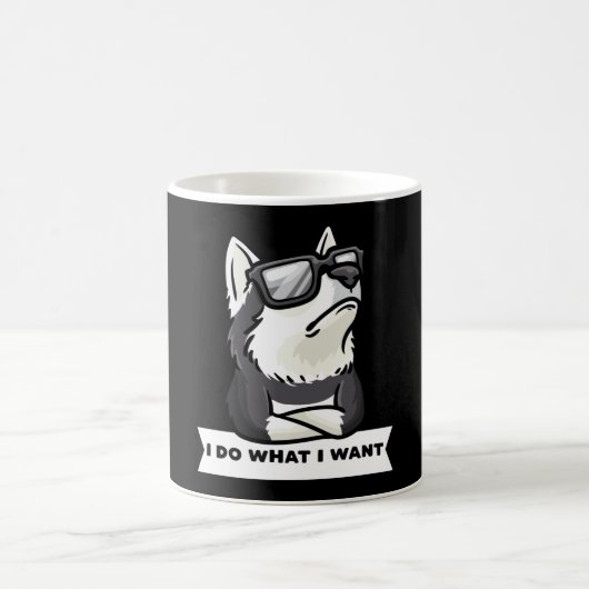 Mug Chien de Pomsky têné drôle (Centre)