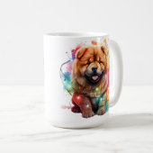 MUG CHIEN DE POULET ADORABLE DE NOËL (Devant droit)