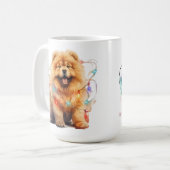MUG CHIEN DE POULET ADORABLE DE NOËL (Devant gauche)