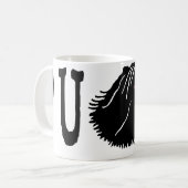 Mug Chien de Puli avec le texte de Puli (Devant gauche)