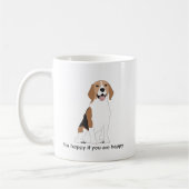 Mug Chien de race beagle à bouche ouverte (Gauche)