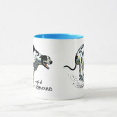 Mug chien de race greyhound (Centre)