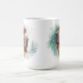 MUG CHIEN DE SANG DE L'HIVER NEIGE FACE (Centre)