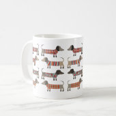 Mug Chien de saucisse Dachshund (Devant gauche)