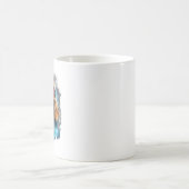 Mug Chien de ski dans des lunettes de ski  3 (Centre)