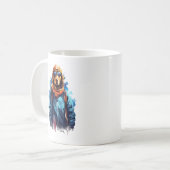 Mug Chien de Ski dans des Lunettes de Ski  5 (Devant gauche)