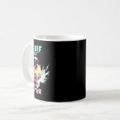Mug Chien de surf Cool Pug (Devant gauche)