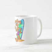 MUG CHIEN DE SURFER (Devant droit)