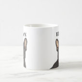 Mug Chien de taule français français noir et tan perso (Centre)