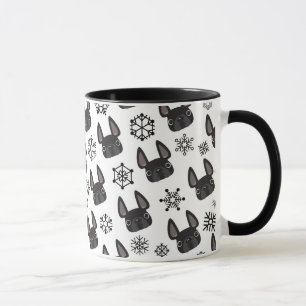 Mug Chien de taureau de France, le merlan noir