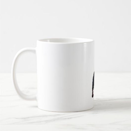 Mug Chien de taureau français à Tuxedo portant des lun (Gauche)