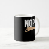 Mug Chien de taureau français Nope Lazy (Devant droit)
