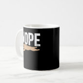 Mug Chien de taureau français Nope Lazy (Devant gauche)