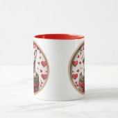 Mug Chien de taureau français Valentines (Centre)