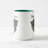 Mug Chien de taureau laide visage de chien (Centre)