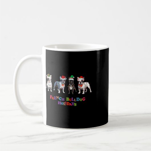Mug Chien de taureau Noël2 (Gauche)