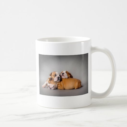 Mug Chien de taureaux anglais dormant (Droite)