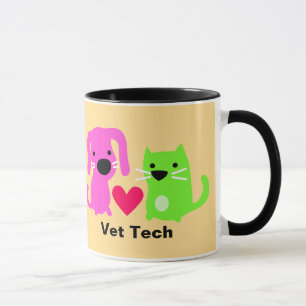 Mug Chien de technologie de vétérinaire et chat et