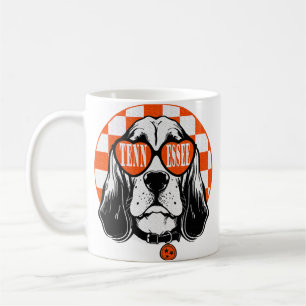 Mug Chien de Tennessee Orange Blanc Rocky Top TN
