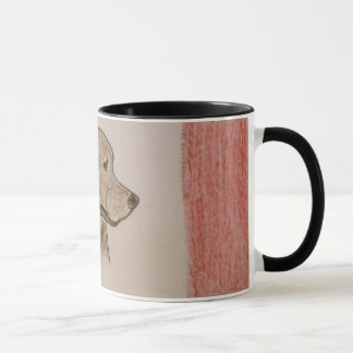 Mug Chien de Terre-Neuve avec drapeau de la république