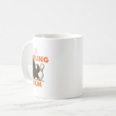 Mug Chien de Terre-Neuve drôle de bowling (Devant gauche)