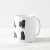 Mug Chien de Terre-Neuve Magic (Devant droit)