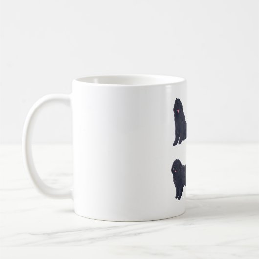 Mug Chien de Terre-Neuve Magic (Gauche)