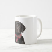 Mug Chien de vacances Noël Black Lab (Devant droit)