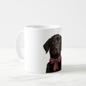 Mug Chien de vacances Noël Black Lab (Devant gauche)