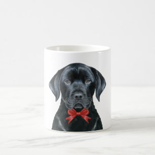 Mug Chien de vacances Noël Black Lab